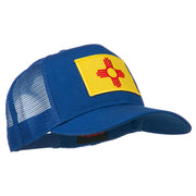 New Mexico State Flag Patched Mesh Cap