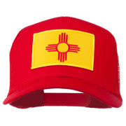 New Mexico State Flag Patched Mesh Cap