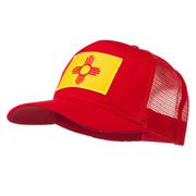 New Mexico State Flag Patched Mesh Cap