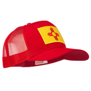 New Mexico State Flag Patched Mesh Cap