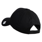 Retired US Marine Corps Embroidered Solid Cotton Twill Low Profile Cap - Black OSFM