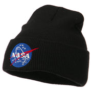 NASA Insignia Embroidered Long Beanie