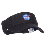 NASA Insignia Embroidered Cotton Washed Visor