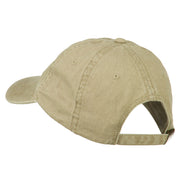 Number 1 Grandpa Letters Embroidered Washed Cotton Cap