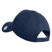 Retired US Marine Corps Embroidered Solid Cotton Twill Low Profile Cap - Navy OSFM