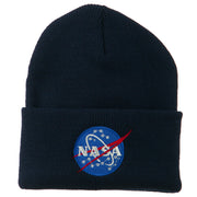 NASA Insignia Embroidered Long Beanie