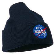 NASA Insignia Embroidered Long Beanie