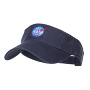 NASA Insignia Embroidered Cotton Washed Visor