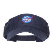 NASA Insignia Embroidered Cotton Washed Visor