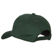 Fishing Crossed Fishhooks Embroidered Solid Cotton Pro Cap