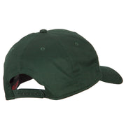 Fishing Crossed Fishhooks Embroidered Solid Cotton Pro Cap