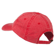 Number 1 Grandpa Letters Embroidered Washed Cotton Cap