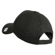 Retired US Marine Corps Embroidered Solid Cotton Twill Low Profile Cap - Charcoal OSFM