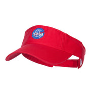 NASA Insignia Embroidered Cotton Washed Visor