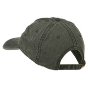 Number 1 Grandpa Letters Embroidered Washed Cotton Cap