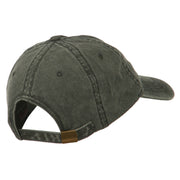 Number 1 Grandpa Letters Embroidered Washed Cotton Cap