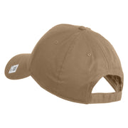 Retired US Marine Corps Embroidered Solid Cotton Twill Low Profile Cap - Khaki OSFM