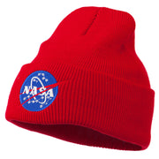 NASA Insignia Embroidered Long Beanie