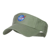 NASA Insignia Embroidered Cotton Washed Visor