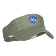 NASA Insignia Embroidered Cotton Washed Visor