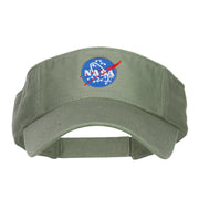 NASA Insignia Embroidered Cotton Washed Visor