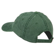 Number 1 Grandpa Letters Embroidered Washed Cotton Cap