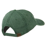 Number 1 Grandpa Letters Embroidered Washed Cotton Cap