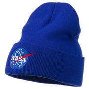 NASA Insignia Embroidered Long Beanie