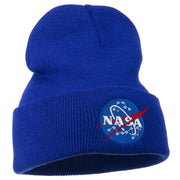 NASA Insignia Embroidered Long Beanie