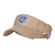 NASA Insignia Embroidered Cotton Washed Visor