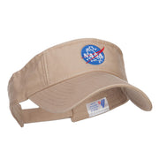 NASA Insignia Embroidered Cotton Washed Visor