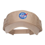 NASA Insignia Embroidered Cotton Washed Visor