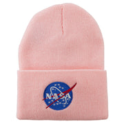 NASA Insignia Embroidered Long Beanie