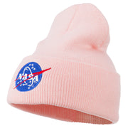 NASA Insignia Embroidered Long Beanie