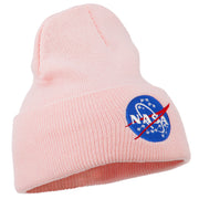 NASA Insignia Embroidered Long Beanie