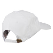 Number 1 Grandpa Letters Embroidered Washed Cotton Cap