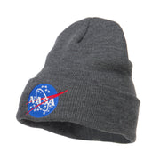 NASA Insignia Embroidered Long Beanie