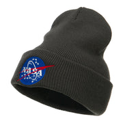 NASA Insignia Embroidered Long Beanie