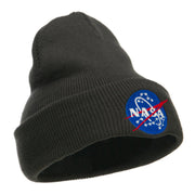 NASA Insignia Embroidered Long Beanie