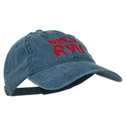 Halloween Ninja RYU Embroidered Washed Cap