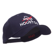 NASA Houston Embroidered Cotton Twill Cap