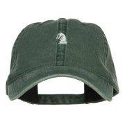 Mini Chess Knight Embroidered Washed Cap