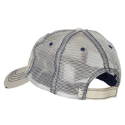 US Coast Guard Anchors Retired Embroidered Low Profile Cotton Mesh Cap