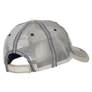 US Coast Guard Anchors Retired Embroidered Low Profile Cotton Mesh Cap