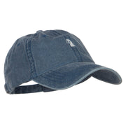 Mini Chess Knight Embroidered Washed Cap