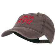 Halloween Ninja RYU Embroidered Washed Cap