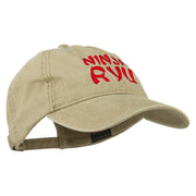 Halloween Ninja RYU Embroidered Washed Cap