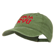 Halloween Ninja RYU Embroidered Washed Cap