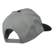 US Navy Veteran Military Patched Two Tone High Cap