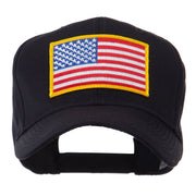 North and South America Flag Embroidered Patch Cap